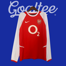Camiseta Arsenal 02/04 (Manga Larga Retro)
