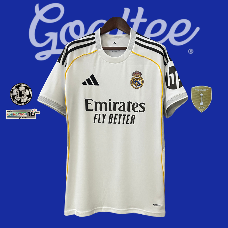 Camiseta Real Madrid 25/26 (Modelo Aficionado)