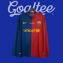 Camiseta Barcelona 08/09 (Manga Larga Retro)