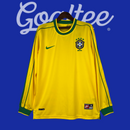 Camiseta Brasil 1998 (Manga Larga Retro)