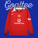 Camiseta Manchester United 04/06 (Manga Larga Retro)