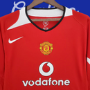 Camiseta Manchester United 04/06 (Manga Larga Retro)