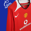 Camiseta Manchester United 04/06 (Manga Larga Retro)