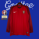 Camiseta Portugal 2016 EUROCOPA (Manga Larga Retro)