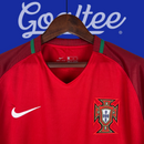 Camiseta Portugal 2016 EUROCOPA (Manga Larga Retro)