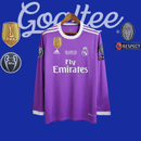Camiseta Real Madrid 16/17 (Manga Larga Retro)