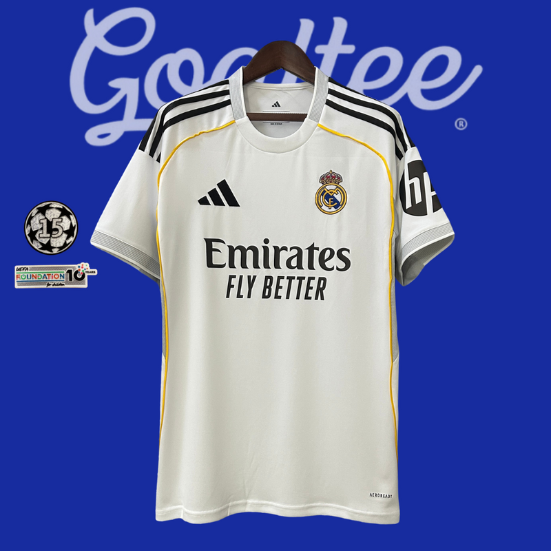 Camiseta Real Madrid 25/26 (Modelo Aficionado)