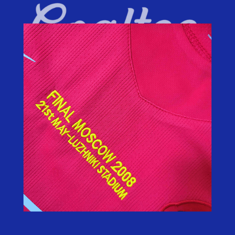 Camiseta Manchester United 07/08 (Manga Larga Retro)